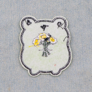 Parche Termoadhesivo Rana Enamorada con Flores | Idea Regalo