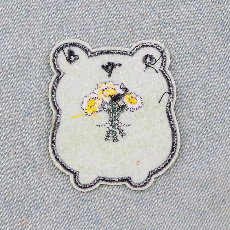 Parche Termoadhesivo Rana Enamorada con Flores | Idea Regalo