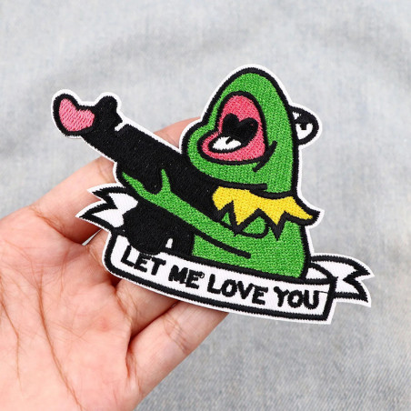 Parche Rana "Let Me Love You!" – Termoadhesivo Amor Explosivo