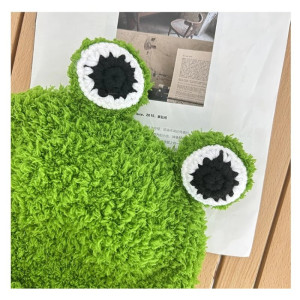 Gorro de Rana con Ojos Saltones | Peluche Divertido y Original