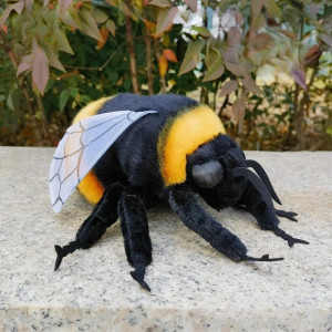 Gran Peluche de Abeja Realista – 22 cm | Tienda Polinizadores