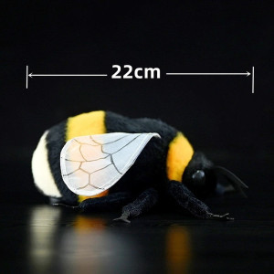Gran Peluche de Abeja Realista – 22 cm | Tienda Polinizadores