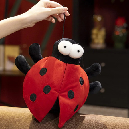Peluche Mariquita Divertida | Peluche Suave y Bonito 25 cm