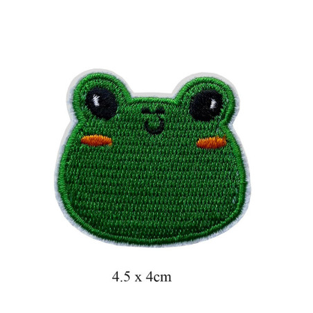 Parches de Rana Sonriente x10 – Termoadhesivos Adorables Niños