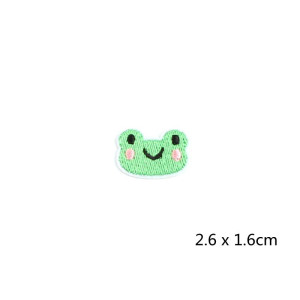 Parches Mini Rana Cartoon x10 – Bordado Infantil Termoadhesivo