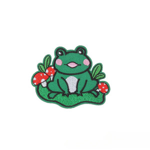 Parche Termoadhesivo Rana Bosque Encantado – Bordado 5,4x6,4 cm