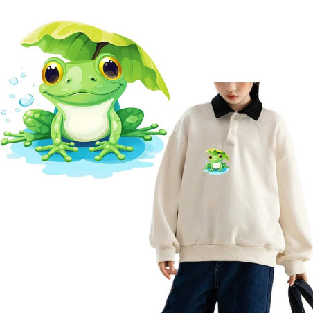 Parches Ranas Mágicas x9 – Termoadhesivos de Colores Vivos