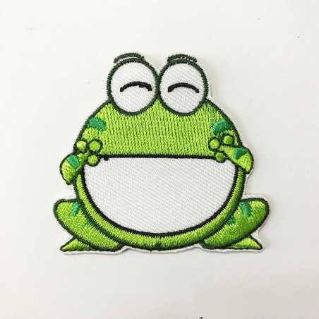 Parche Termoadhesivo Rana Bromista – 5.1 x 4.6 cm