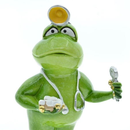Figura de Resina Rana Médico – Regalo Original y Divertido