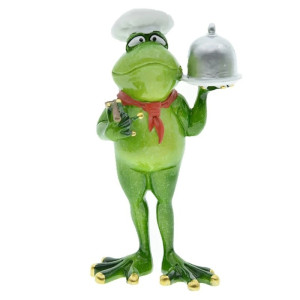 Figura de Rana Chef Gourmet | Idea Regalo Cocina Original
