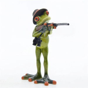 Figura Rana Explorador | Decoración Original y Divertida