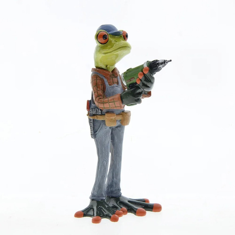 Figura Rana Manitas | Decoración Divertida para Taller y Jardín