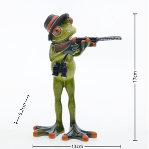 Figura Rana Explorador | Decoración Original y Divertida