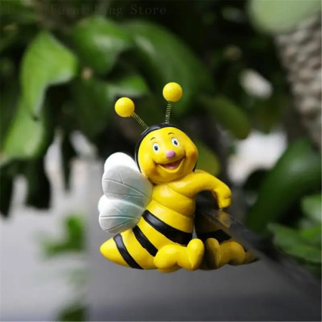 Figuras de Abejas Divertidas para Macetas – Pack de 2 | Deco Jardín