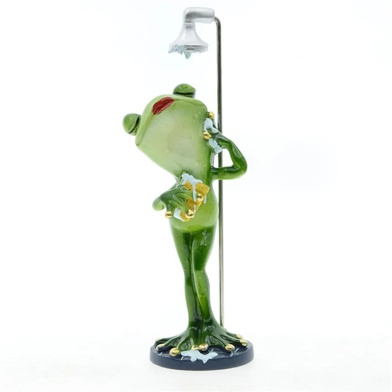 Figura Rana Cantante de Ducha – Decoración Baño Humor