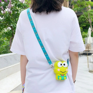 Mini Bolso Rana Nómada – Bandolera Kawaii de Silicona