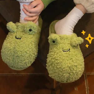 Pantuflas de Rana Divertidas | Zapatillas de Casa Originales