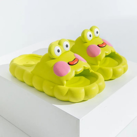 Zapatillas de Espuma Rana Nube – Ultra Cómodas & Estilo Kawaii