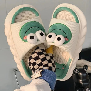 Pantuflas de Rana Divertidas | Zapatillas de Casa Originales
