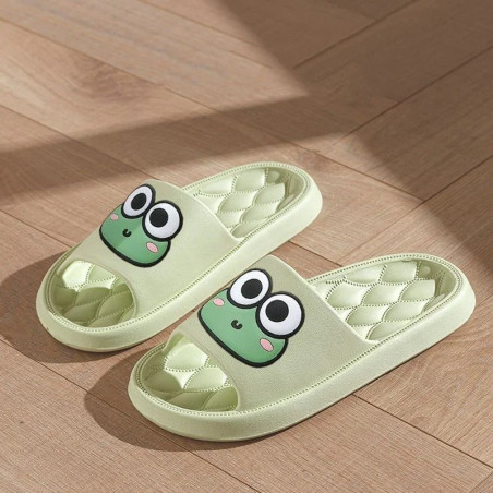 Pantuflas de Rana Froggy Smile – Cómodas, Divertidas y Kawaii