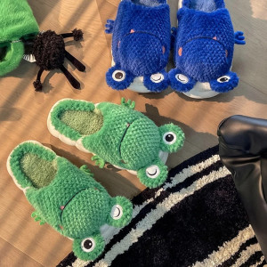 Pantuflas de Rana Croac-Adorables | Zapatillas Divertidas