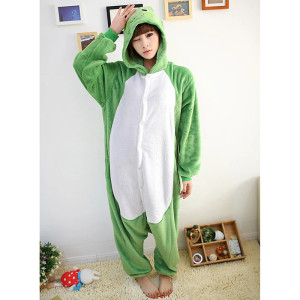 Pijama de Rana Suave y Cómodo – Kigurumi de Franela Divertido