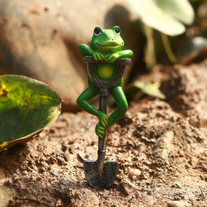 Estatua de Rana para Jardín | Decoración Divertida y Única