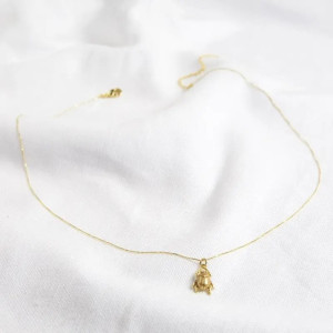 Collar Escarabajo Dorado | Joya Minimalista y Espiritual