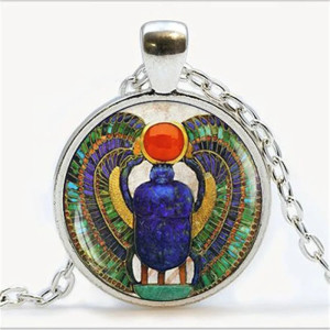 Collar Escarabajo Sol Sagrado | Joya Egipcia Única de Regalo