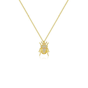 Collar Escarabajo Plata 925 – 7 Diseños Originales a Elegir