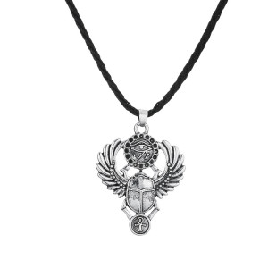 Collar Escarabajo Ojo Divino | Amuleto Egipcio Poderoso