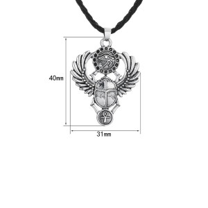 Collar Escarabajo Ojo Divino | Amuleto Egipcio Poderoso