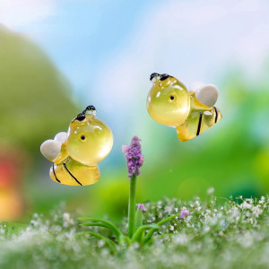 Mini Figuras Abeja Luminosa Mágica - Lote 50 | Decoración DIY