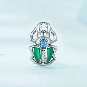 Charm Escarabajo Místico de Plata 925 | Regalo Original