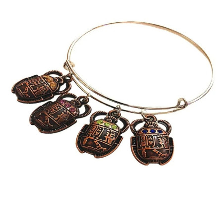 Pulsera Escarabajo Egipcio | Talismán de Protección Ancestral
