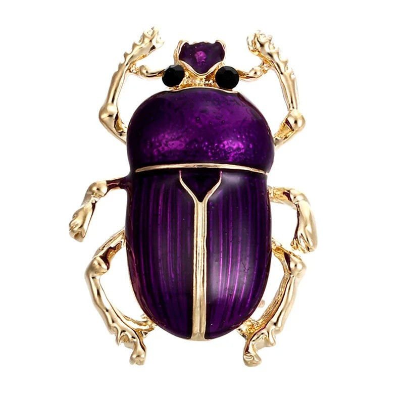 Broche Escarabajo Galáctico – Joya Cósmica Original en 3 Colores