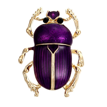 Broche Escarabajo Galáctico – Joya Cósmica Original en 3 Colores