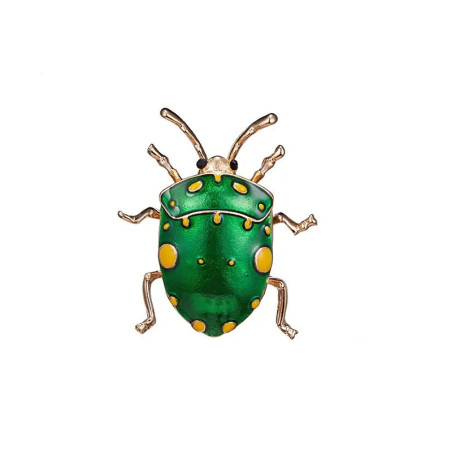 Broche Escarabajo Cósmico | Pin Original de Insecto – 2 Colores