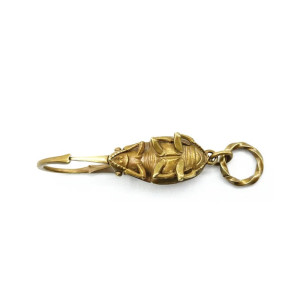 Llavero Escarabajo Hércules Dorado Vintage | Idea Regalo Único