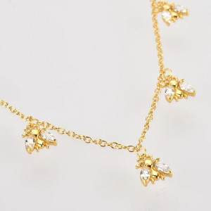 Collar Abeja Constelación - Dorado o Plateado - ¡Joya Única!