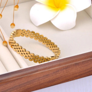 Pulsera Abeja Escama Solar | Joya Dorada o Plateada Original