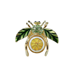 Broche Abeja Sabor a Limón - Joya Original y Divertida