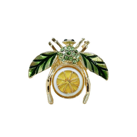 Broche Abeja Sabor a Limón - Joya Original y Divertida