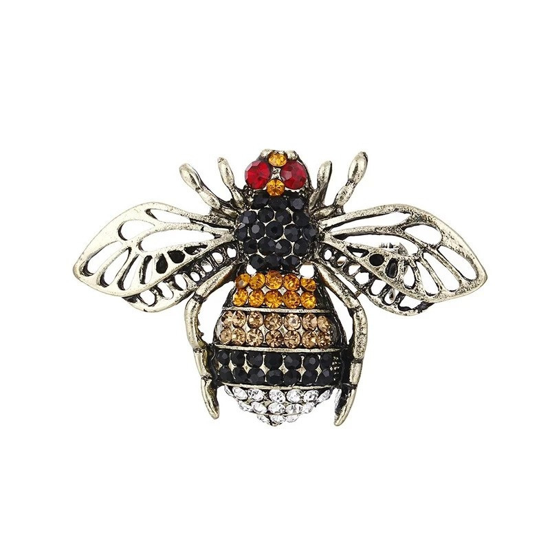 Broche Abeja "Joyas Aladas" - Joya Retro en 2 Colores