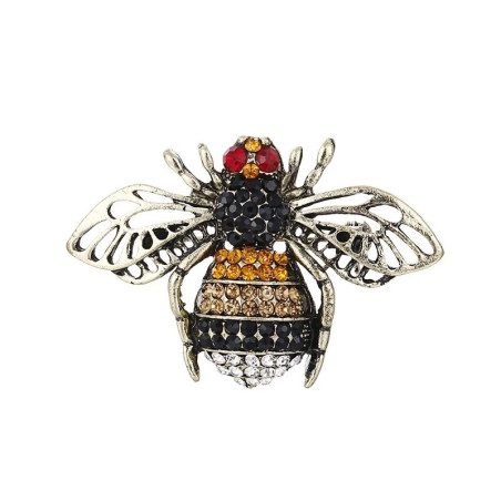 Broche Abeja "Joyas Aladas" - Joya Retro en 2 Colores