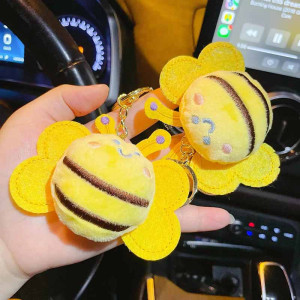 Llavero Peluche Abeja Sonriente | Lote 1 a 20 – Accesorio Bonito