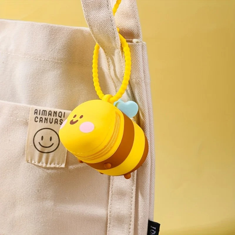 Monedero Llavero Abeja & Nube | Mimi Bee-Smile de Silicona