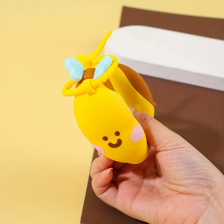 Monedero Llavero Abeja & Nube | Mimi Bee-Smile de Silicona