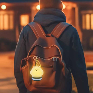 Llavero Abeja con Luz LED | Portátil, Bonito y Original!