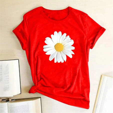 Camiseta Margarita para Polinizadores | Diseño Único de Algodón